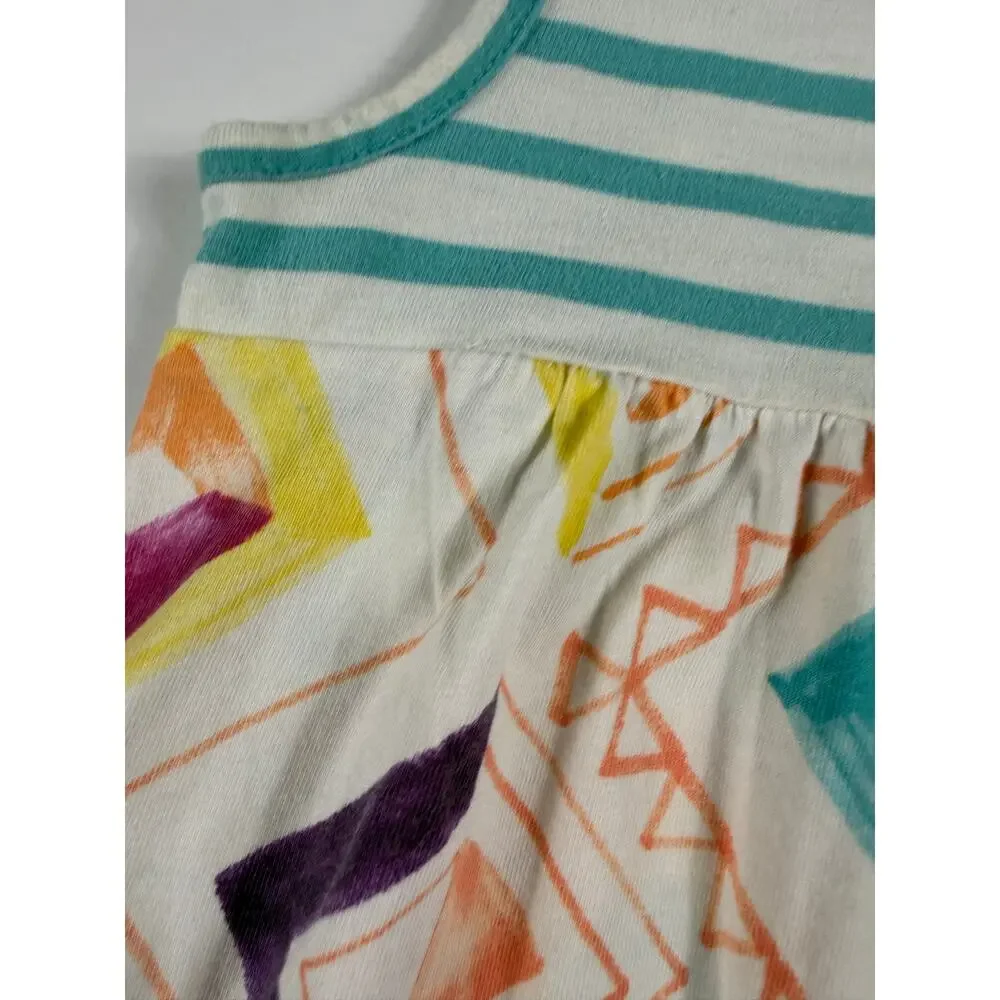 Tea Collection Striped Geometric Bubble Romper Size 18–24 Months